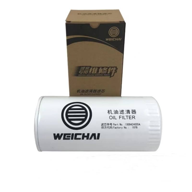 FAW & Shacman ауыр жүк көлігі дизельді қозғалтқыш май сүзгісі 1000424655 1000424655A